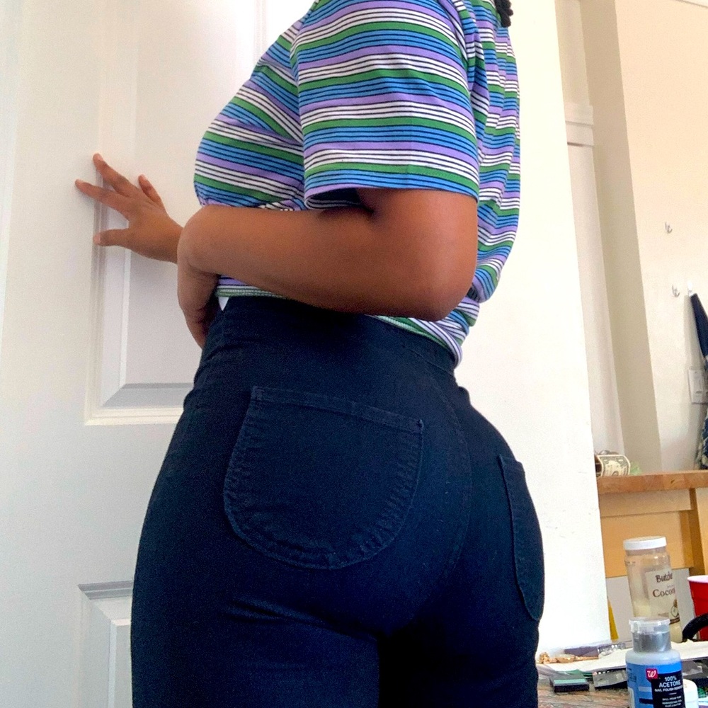 Super High Waist Skinny Jeans